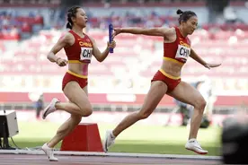 中国女子4x100米接力决赛创纪录，姑娘们的“哪吒头”彻底火了图片
