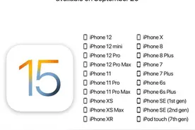 iOS 15升级计划公布，19款机型可安装，9月20日正式推送图片