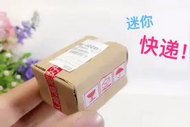迷你快递拆箱，分享小小快递盒子制作方法视频封面