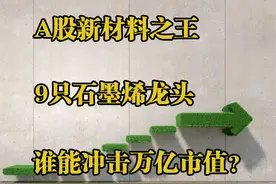 A股材料之王：9只石墨烯龙头，谁能冲击万亿市值？图片
