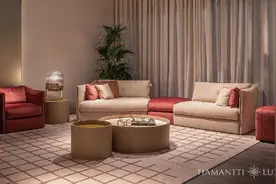 意大利奢侈品沙发，TRUSSARDI CASA 极简风格图片