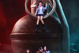 火箭少女与游戏联合出皮肤，飒小姐们穿紧身装，统统成精英女特工图片