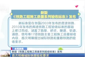 更规范！新版《铁路工程施工质量系列验收标准》发布视频封面