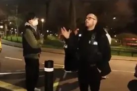 中国留学生英国戴口罩被挑衅辱骂，1人被打！驻英使馆强烈谴责图片