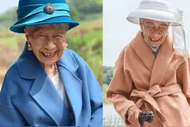 穿对衣服有多重要？92岁乡村奶奶拍时尚大片，竟有英国女王的风范图片