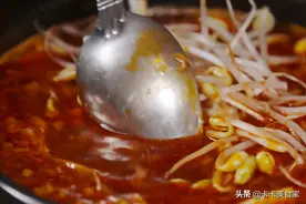 正宗韩式辣豆腐汤，你值得拥有！跟着我学，让做饭变得很简单图片