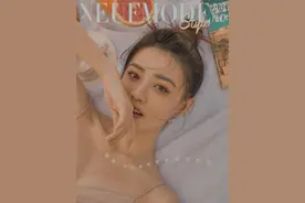 单身后的徐璐越来越美了！穿深V裸色长裙好仙气，锁骨蝴蝶背绝美图片