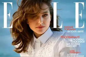 组图：影后娜塔莉·波特曼《ELLE》封面大片，白裙造型仙气飘飘图片