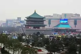 西安城里的街道——西大街图片