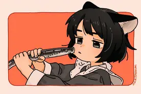 这位画师笔下的猫耳女仆太可爱了，这包子脸比瓜子脸治愈啊图片