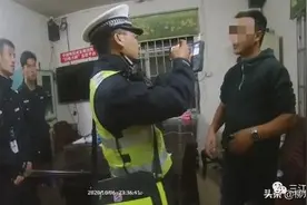 广西三江一男子醉酒驾驶蒙圈了，竟将车开进了派出所~图片
