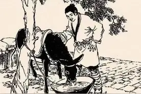 民间故事：新郎接亲归来，家中黑驴把新娘踢晕，乞丐大喊：踢得好图片