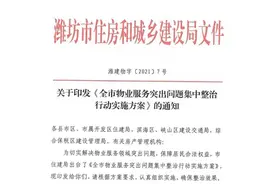 潍坊集中整治物业服务行业六项突出问题图片
