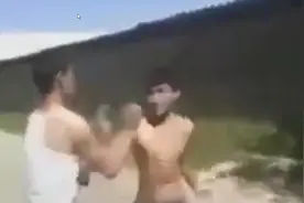 国外街头打架，一招KO对手集合图片