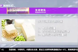 豆腐不能与什么同吃？什么人不适合吃豆腐？一起看一下视频封面