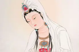观音菩萨高清画像欣赏：保佑众生身体安康吉祥如意图片