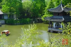烟雨如画，水绘江南！阳春四月的如皋水绘园，画面太美……图片