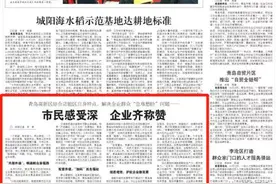 厉害了！今天省市两级媒体共同关注了青岛高新区这件事图片