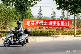 农村庄稼秸秆禁烧标语：一粒粮食一滴汗，烧麦茬者坐牢蹲监图片