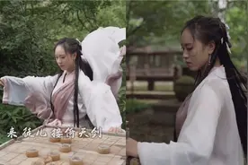 “提剑丢垃圾女侠”又火了！化身周芷若，只剩下“帅”了图片