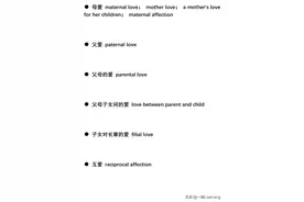 如何用英语表达各种爱？图片