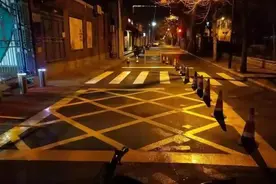公安交管部门3个月完善91所学校周边道路交通标志标线图片