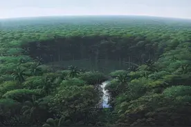 古巴画家托马斯·桑切斯的森林风景，每人都有个在森林里冒险的梦图片