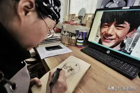 西安艺术家为丁真制作烙画肖像获回应图片