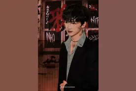 朱正廷战损妆太绝了，短发造型帅气干净图片