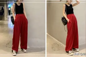 黑色短袖不知道怎么搭好看，一身黑太low，这样搭配让你眼前一亮图片