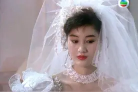 TVB里那些90年代港风女星婚礼造型，从妆容到婚纱都太美了图片