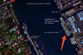 中国商业卫星拍到印度航母：致命缺陷暴露，打起来毫无还手之力图片