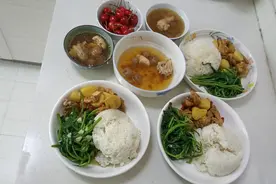 普通人家，精打细算过日子，一家三口一周的菜钱花不到200元图片