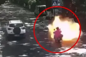 电瓶车起火导致父女重度烧伤，电池有爆炸风险，这几点要知道图片
