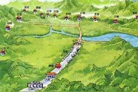 北京昌平，天寿山下十三陵图片