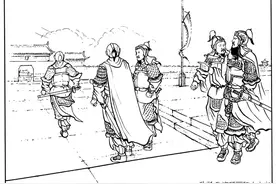 东周列国志574：秦相吕自为中军大将，率无大将军分别迎战五国图片