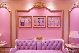 你喜欢这样粉粉的HelloKitty主题套房吗？图片