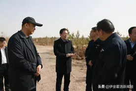 旗委书记华瑞锋现场督导绿色矿山建设进展情况图片