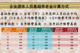 计算养老待遇的平均缴费指数怎么算？你真正了解吗？举个例子图片