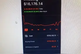 新手炒股帐户变成负73万美元自杀图片