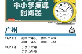 一图get！广东21地市中小学复课时间表，最全梳理来了图片