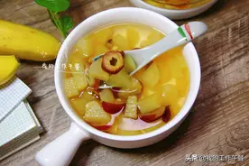 孩子积食，一喝就停不下来的苹果山楂汤，健脾消食，疏通肠胃图片