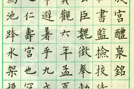 书法家卢中南钢笔临帖《欧阳询九成宫》形神兼备，仅次于梁鼎光图片