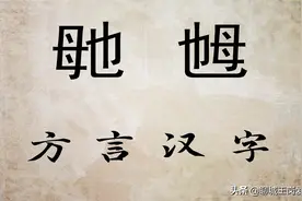 汉字猜猜看：“毑”和“乸”你还记得吗？湖南广东方言中用得多图片