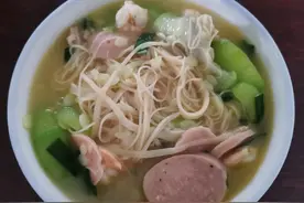 甜炒面线及泡咸面线汤，也是不错的选择图片