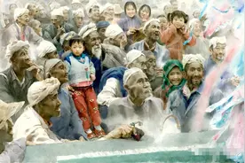 中国水彩大师关维兴：赋予了画中人物鲜活的灵魂图片