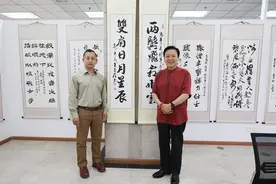 《蓝色航迹》诗联汇展在青岛开启第二站巡展图片