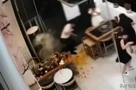 危险！打火机掉进火锅爆炸烫伤多人...图片