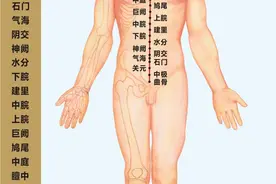 人体经络高清动图，穴位一一对应，收藏起来备用图片