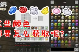 我的世界生存20：五颜六色！各种颜料的获取方式，你们都知道吗？视频封面